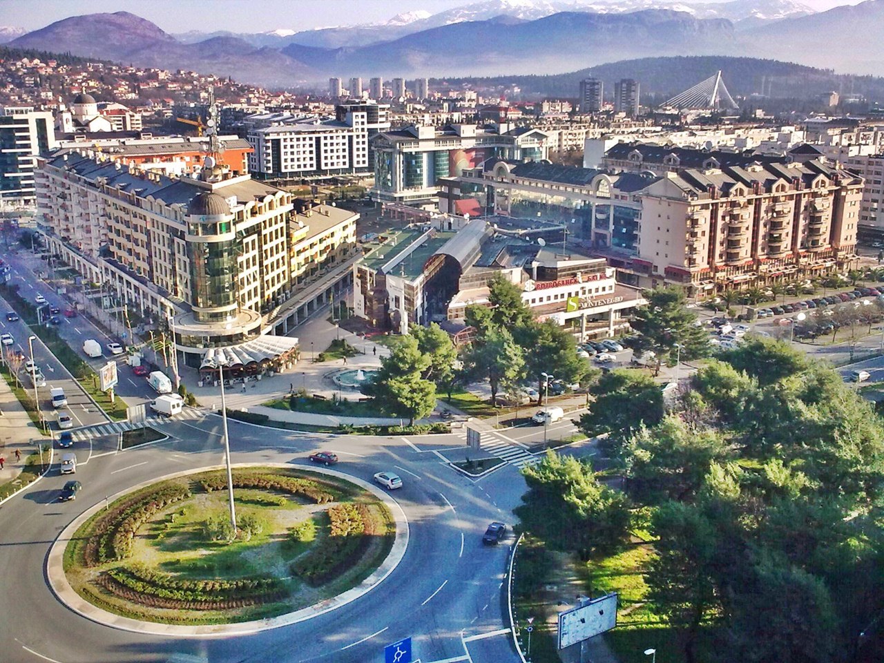 Podgorica capital of Montenegro